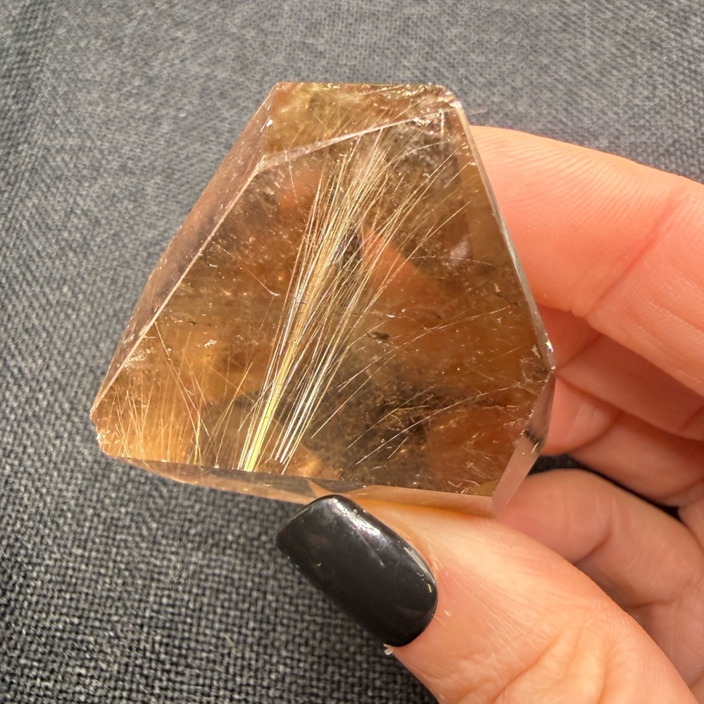 Smoky Rutilated Quartz Free Form - Picture 3 of 8